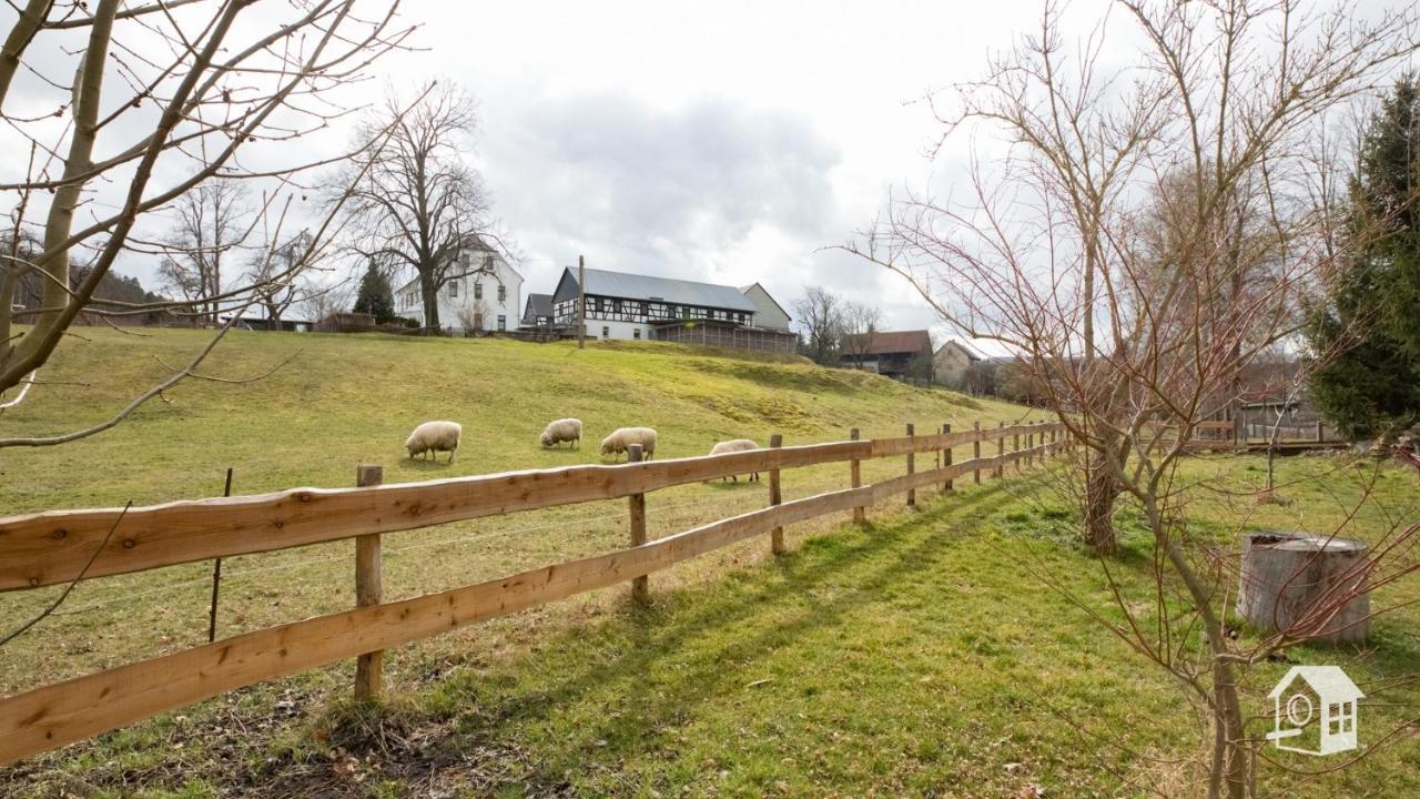 Ferienwohnungen Im Vogtland Heinsdorfergrund Exteriör bild