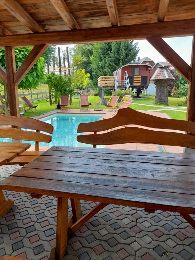 Ferienwohnungen Im Vogtland Heinsdorfergrund Exteriör bild